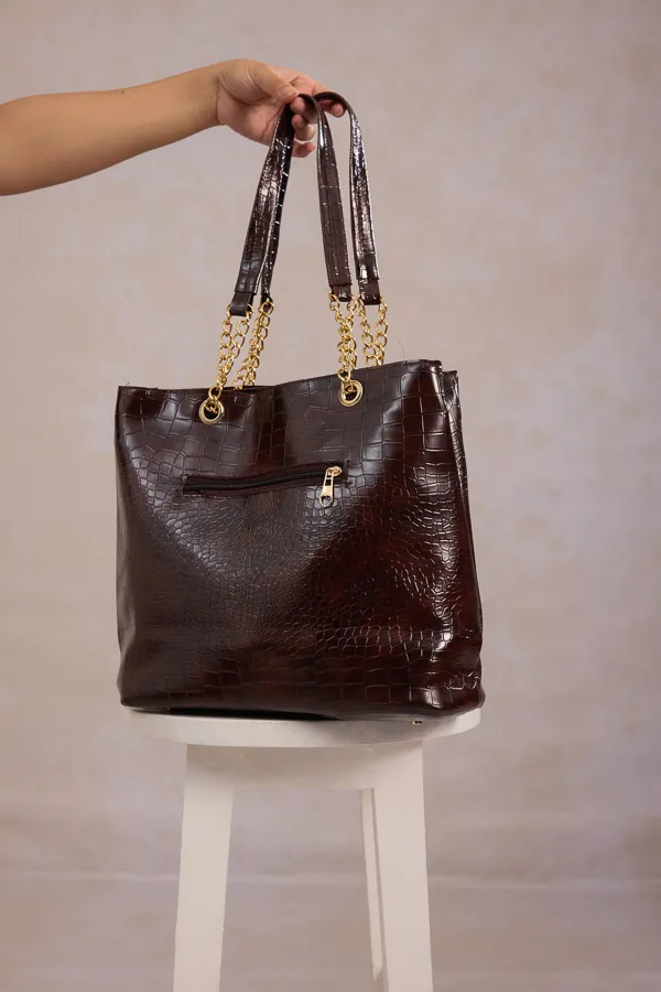 Brown_Pu_Leather_Tote_Bag_For_Women
