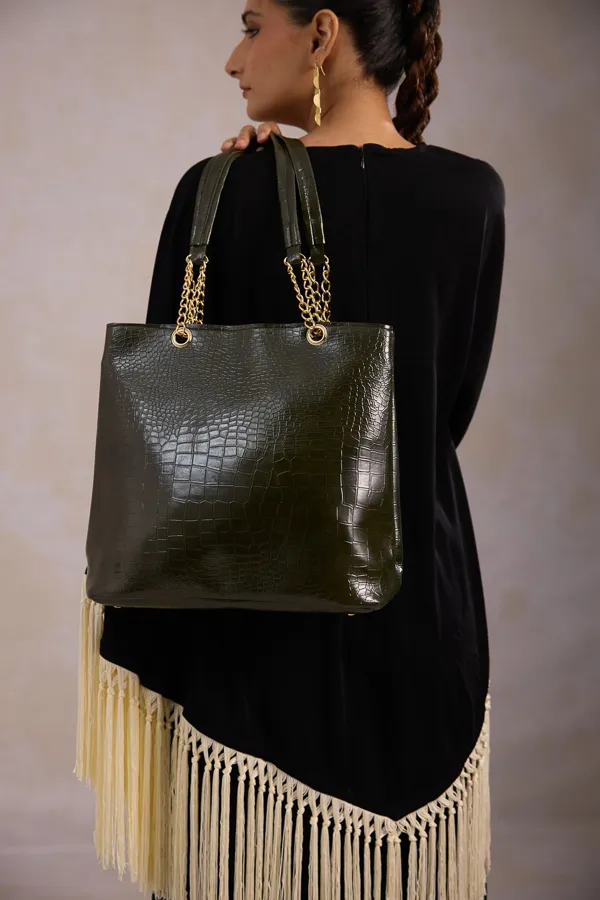 Olive_Pu_Leather_Tote_Bag_For_Women