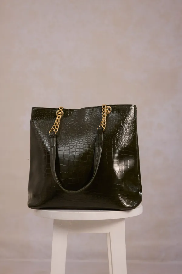 Olive_Pu_Leather_Tote_Bag_For_Women