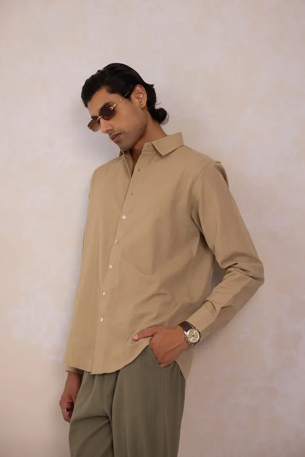 Beige_Cotton_Linen_Relaxed_Fit_Shirt_For_Men