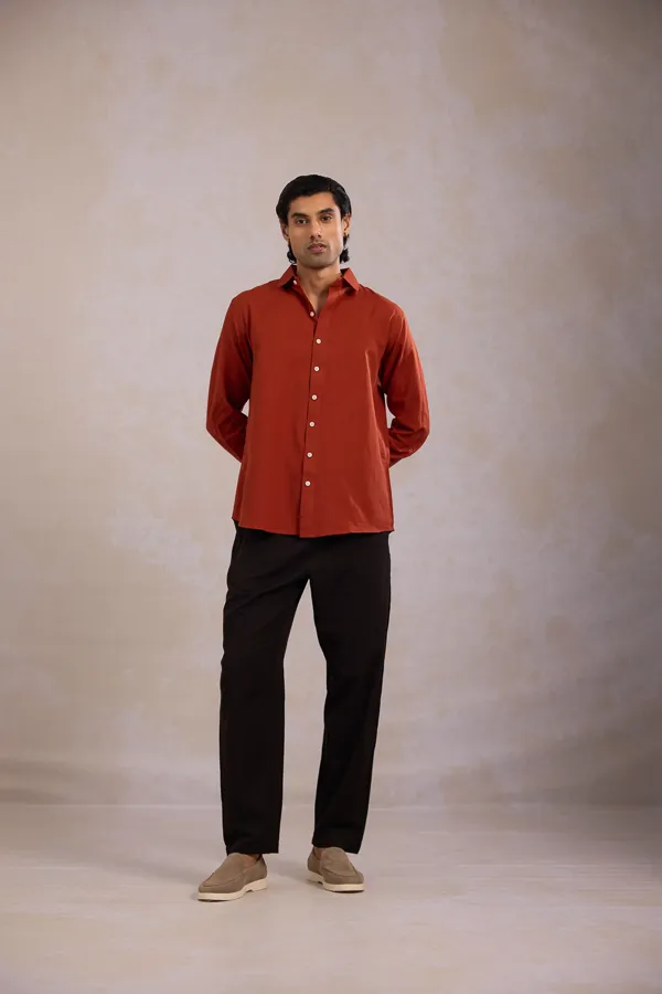Rust_Cotton_Relaxed_Fit_Shirt_For_Men