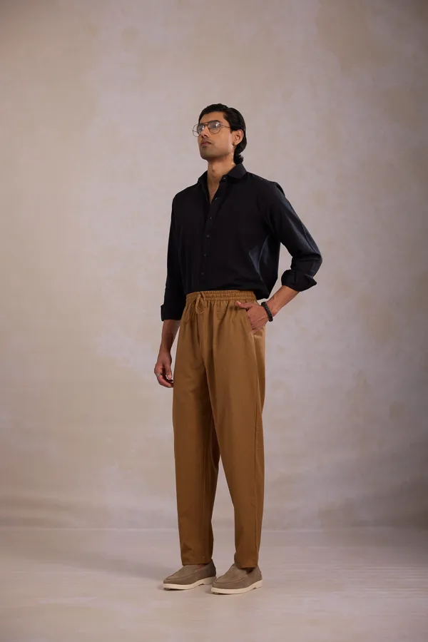 Mustard_Cotton_Relaxed_Fit_Trousers_For_Men