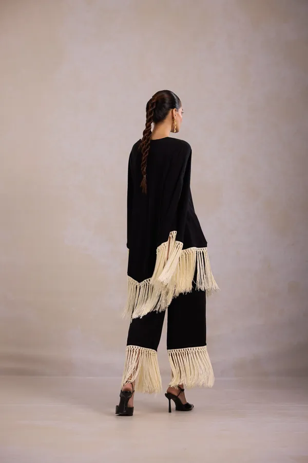 Black_Fluid_Crepe_Relaxed_Fit_Tassel_Co-Ord_Set_For_Women