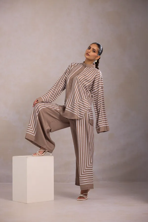 Beige_Fluid_Crepe_Striped_Co-Ord_Set_For_Women