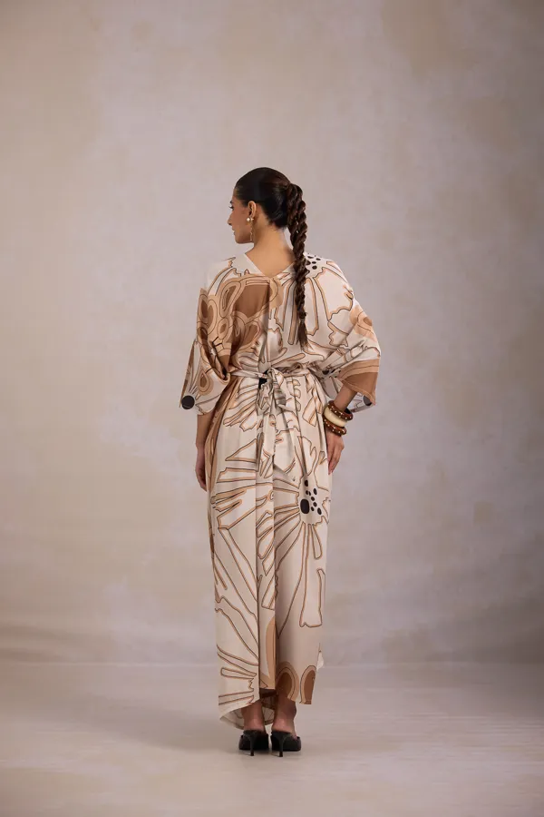 Beige_French_Moss_Relaxed_Fit_Kaftan_Dress_For_Women