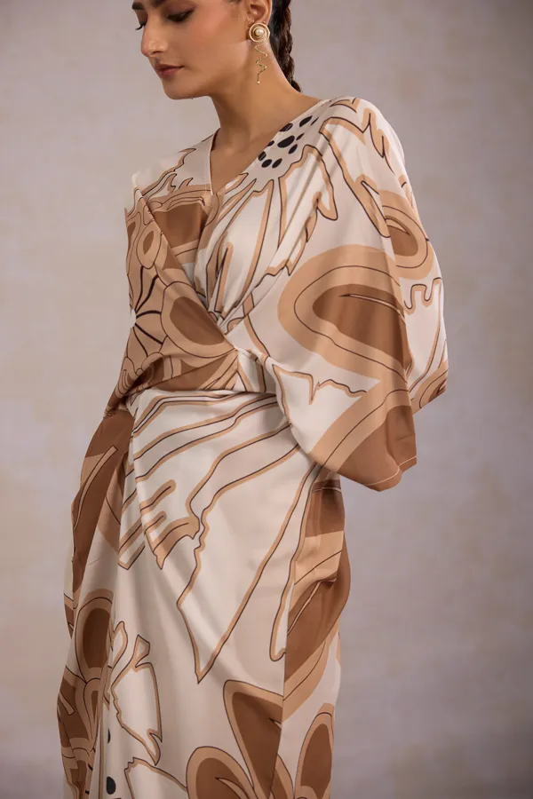 Beige_French_Moss_Relaxed_Fit_Kaftan_Dress_For_Women