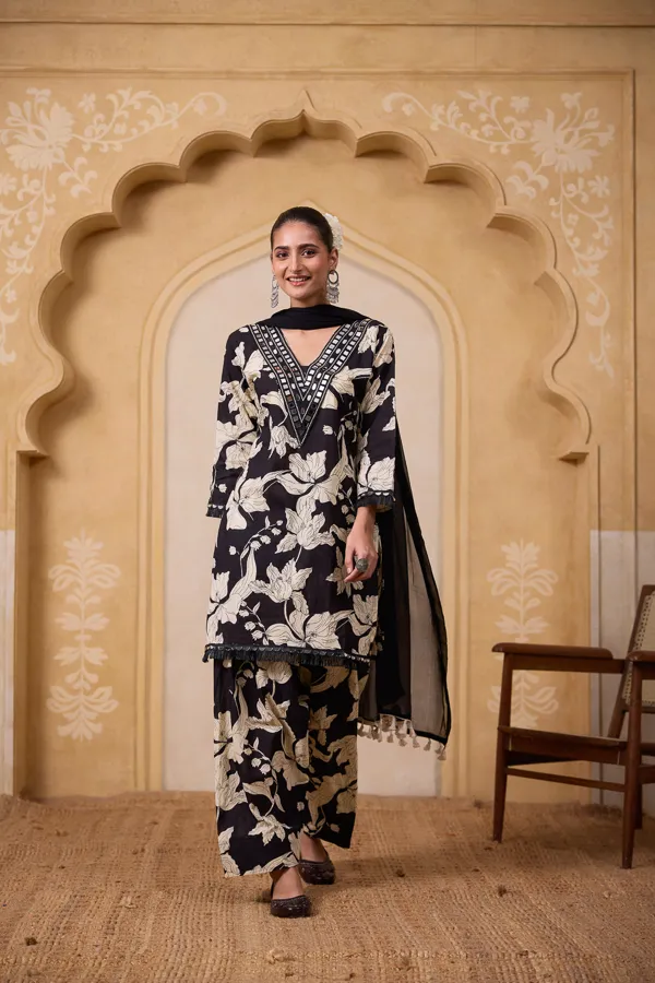 Black_Cotton_Blend_Embroidered_Mirror_Work_Co-Ord_Set_For_Women