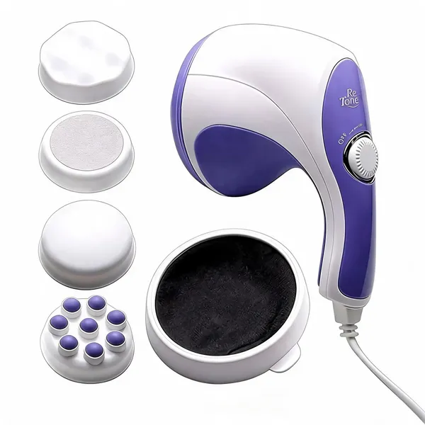 White_And_Blue_Abs_Plastic_Relax_Tone_Body_Massager_Muscle_Relaxation