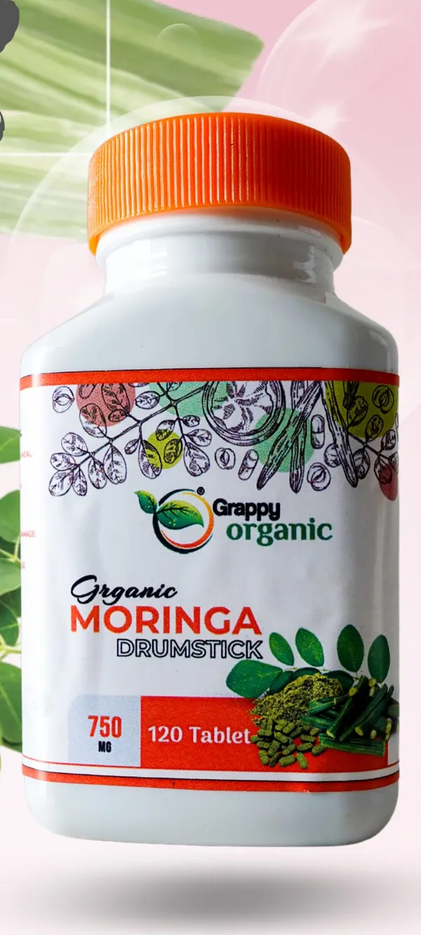 Grappy_Organic_Moringa_Drumstick_Tablets_750Mg_120_Count