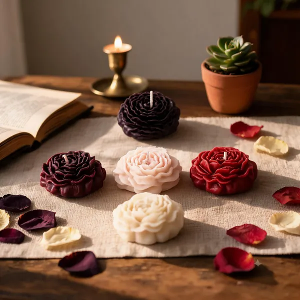 Multicolor_Soya_Wax_Candle_For_Home_And_Offoce_(Pack_Of_5_)