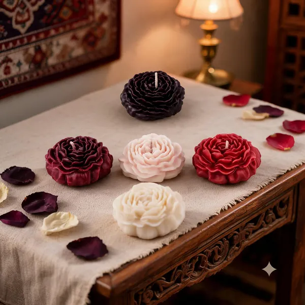 Multicolor_Soya_Wax_Candle_For_Home_And_Offoce_(Pack_Of_5_)