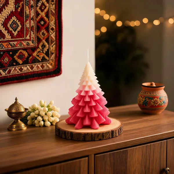 Pink_Soya_Wax_Candle_For_Home_And_Offoce_(Pack_Of_2_)