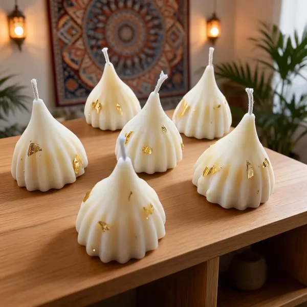 Gold_Soya_Wax_Candle_For_Home_And_Offoce_(Pack_Of_5_)