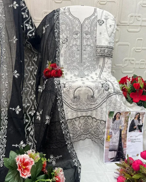 White_Cotton_Chikankari_Suit_Set_For_Women