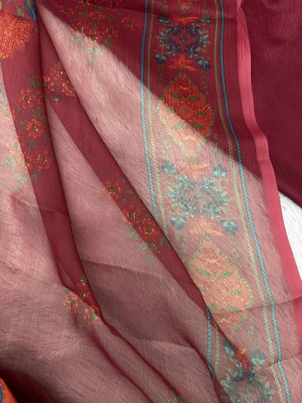 Maroon_Viscose_Rayon_Embroidered_Suit_Set_For_Women