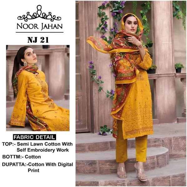 Yellow_Cotton_Embroidered_Salwar_Suit_Set_for_Women