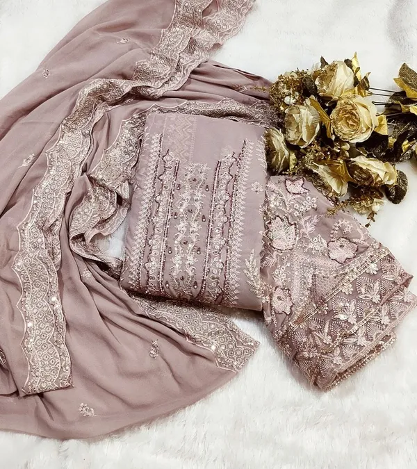 Mauve_Georgette_Embroidered_Suit_Set_For_Women