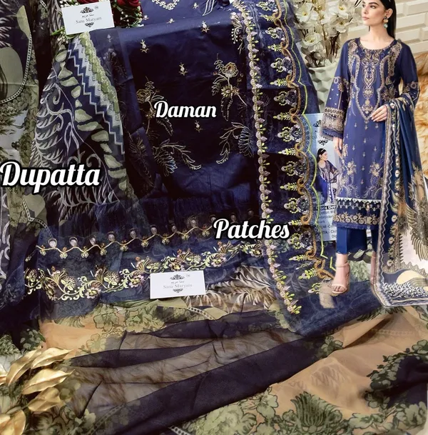 Navy_Blue_Cotton_Embroidered_Three_Piece_Suit_Set_for_Women