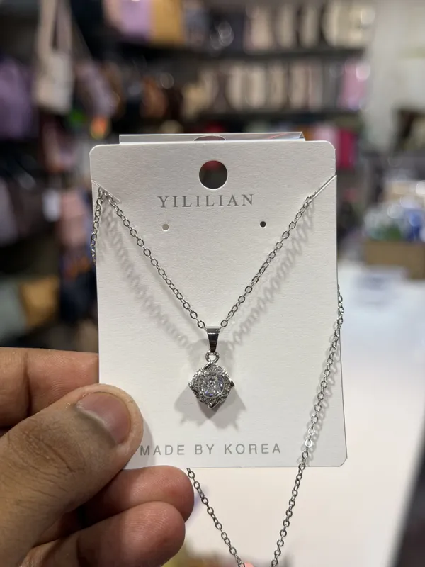 Devika_Silver-Tone_Pendant_Necklace
