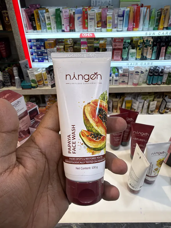 Ningen_Papaya_Face_Wash_For_Spot-Focused_Cleansing