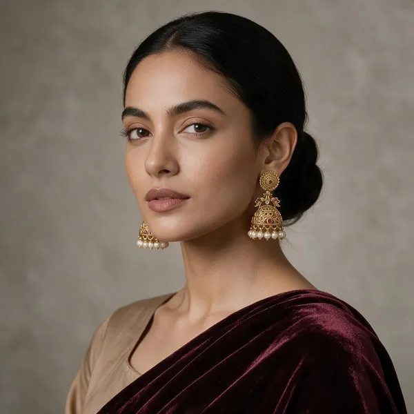 Himani_Gold_Tone_Embellished_Jhumka_Earrings_For_Women