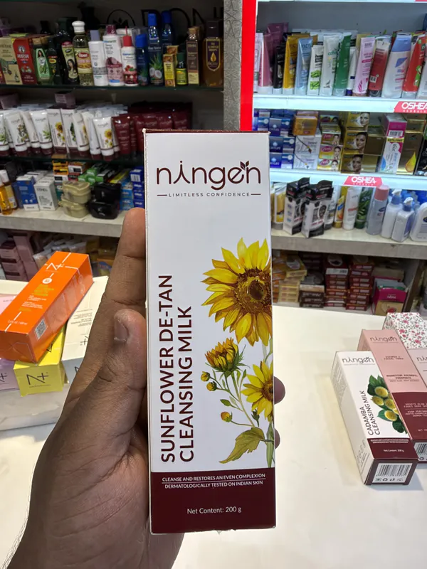 Ningen_Sunflower_De-Tan_Cleansing_Milk