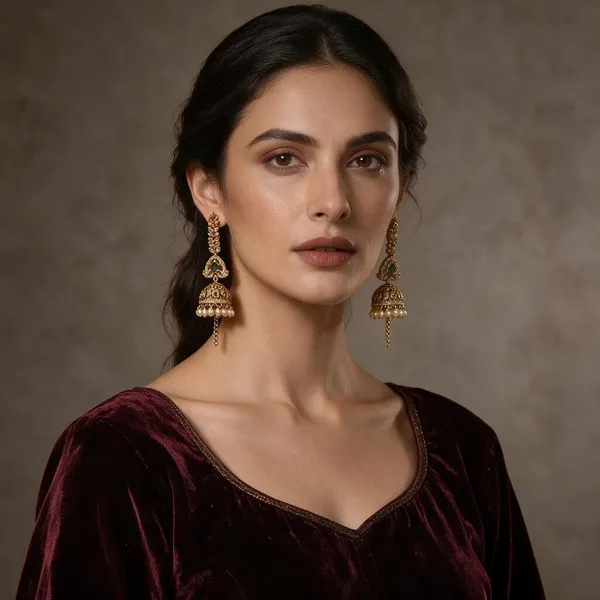 Gitika_Gold-Tone_Stone-Studded_Jhumka_Earrings_For_Women