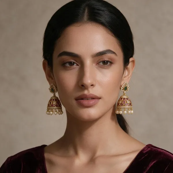 Anamika_Gold-Tone_Stone_Studded_Jhumka_Earrings_For_Women