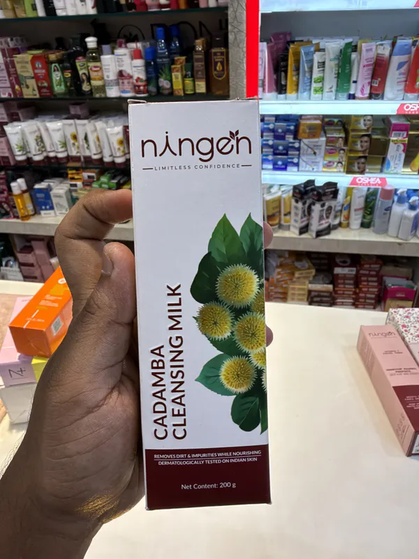 Ningen_Cadamba_Cleansing_Milk_200_G