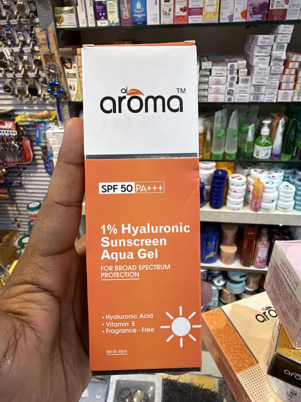 Al_Aroma_1%_Hyaluronic_Sunscreen_Aqua_Gel_SPF_50_PA+++