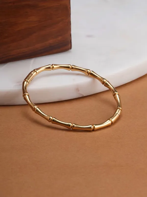 Nitya_Gold_Tone_Bamboo_Style_Bracelet_for_Women