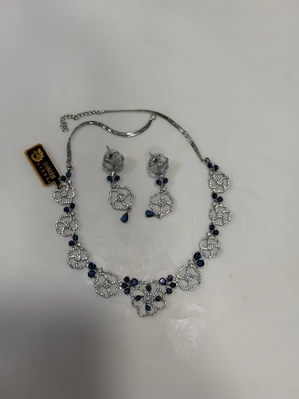 Karishma_Silver_Tone_Blue_Stone_Necklace_and_Earring_Set_for_Women