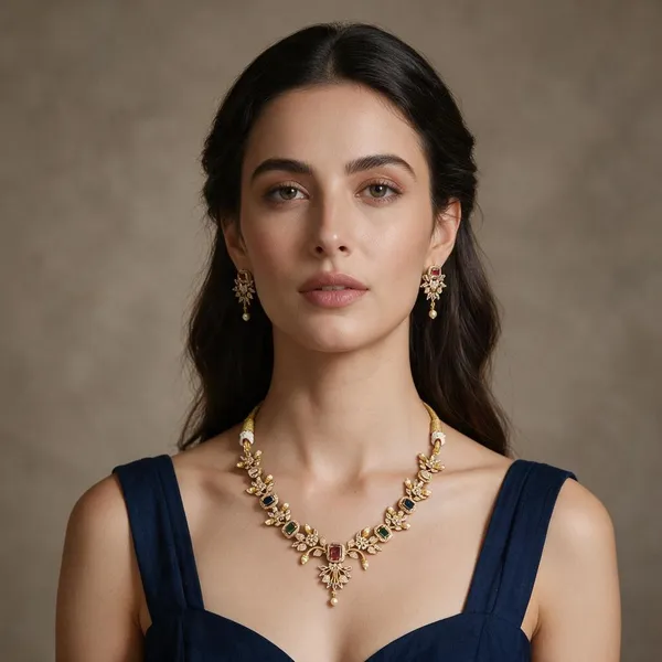 Kajal_Gold-Tone_Stone_Studded_Necklace_Set_For_Women