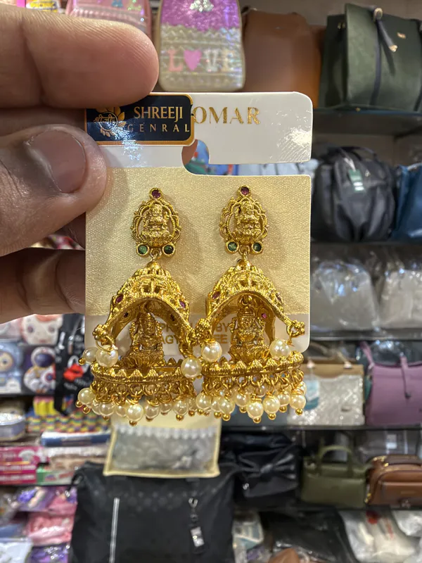 Yukti_Gold-Tone_Temple_Jhumka_Earrings_for_Women
