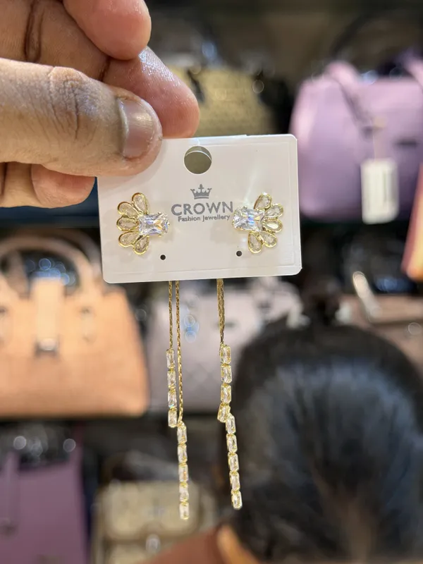 Ipshita_Gold_Tone_Floral_Drop_Earrings_for_Women