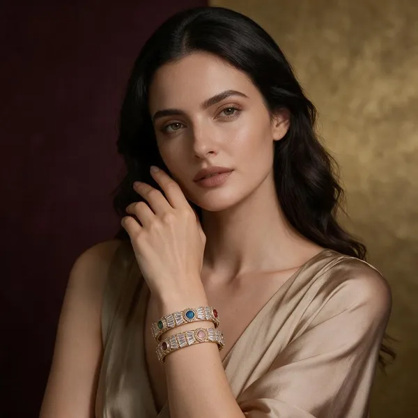Priya_Gold_Tone_Crystal_Statement_Bracelet_For_Women