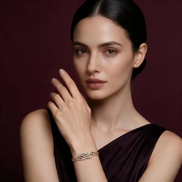Tejal_Silver-Toned_Embellished_Bracelet_For_Women
