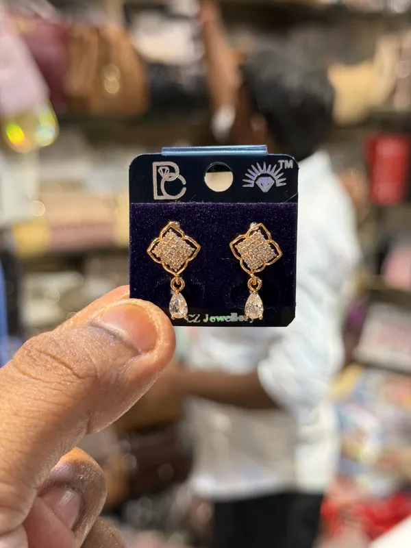 Hiral_Gold_Tone_Geometric_Drop_Earrings_for_Women
