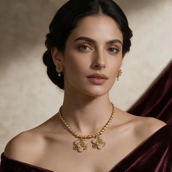 Krisha_Gold_Tone_Victorian_Kundan_Mangalsutra_And_Earrings_Set_For_Women