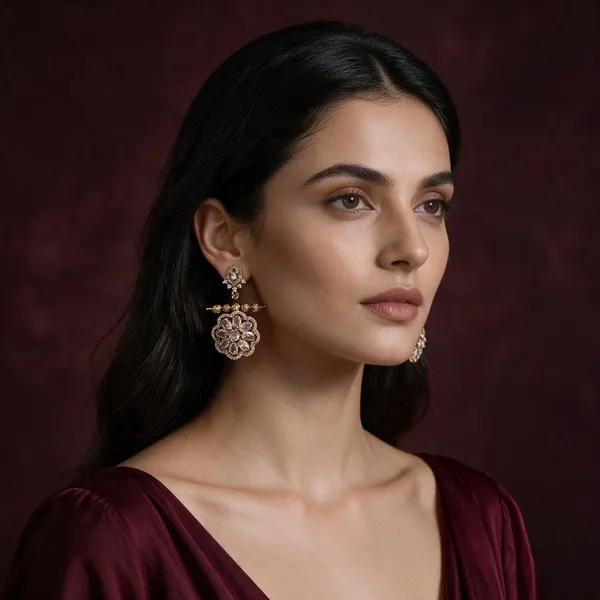 Ovi_Gold_Tone_Victorian_Kundan_Mangalsutra_And_Earrings_Set_For_Women