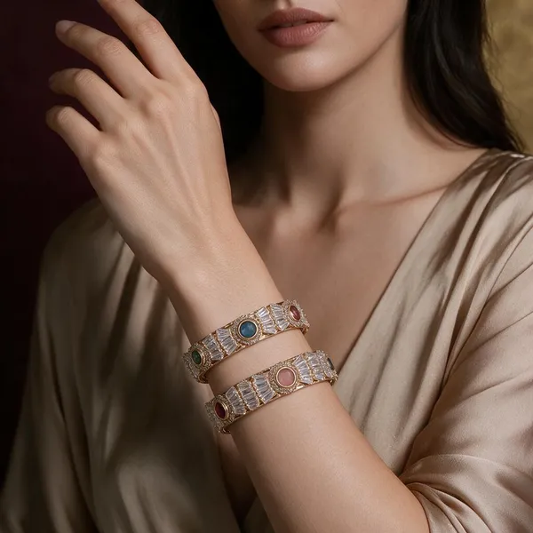 Priya_Gold_Tone_Crystal_Statement_Bracelet_For_Women