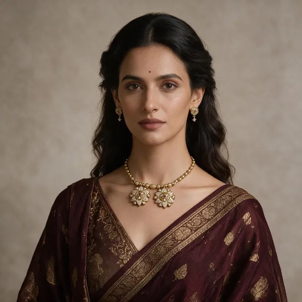 Ira_Gold_Tone_Victorian_Kundan_Mangalsutra_And_Earrings_Set_For_Women