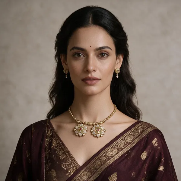 Ira_Gold_Tone_Victorian_Kundan_Mangalsutra_And_Earrings_Set_For_Women