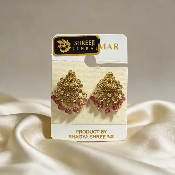 Kanika_Gold_Tone_Traditional_Beaded_Drop_Earrings_For_Women