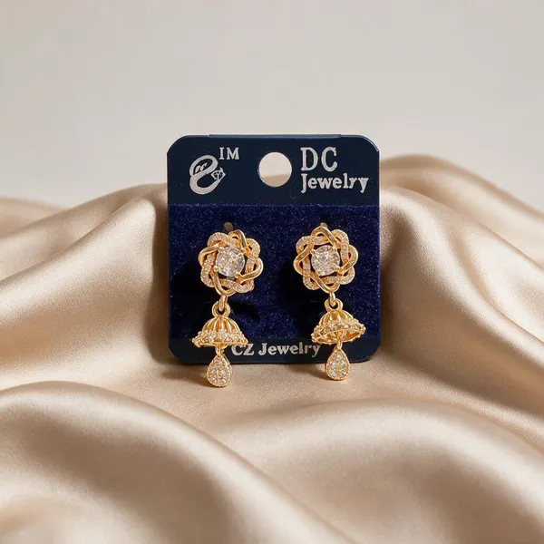 Vidhi_Gold_Tone_Jhumka_Drop_Earrings_For_Women
