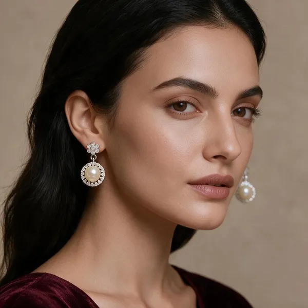 Neha_Gold_Tone_Pearl_Drop_Earrings_For_Women