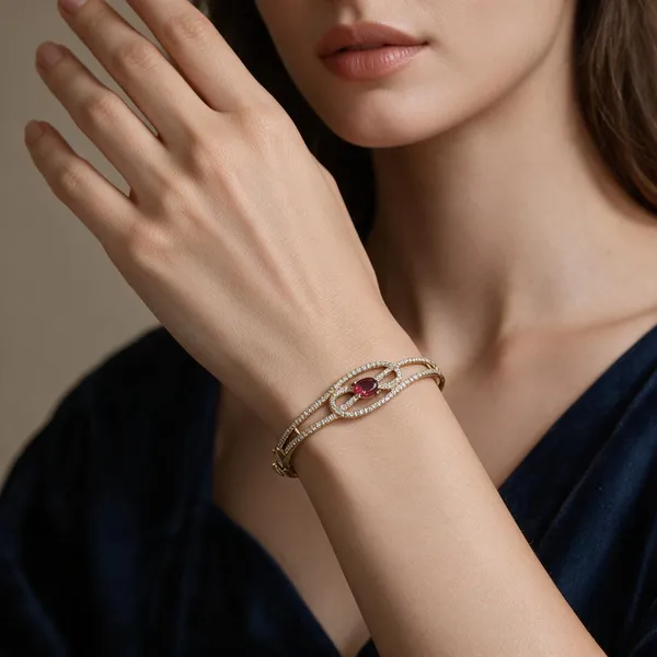 Charvi_Gold_Tone_Stone_Embellished_Bracelet_For_Women