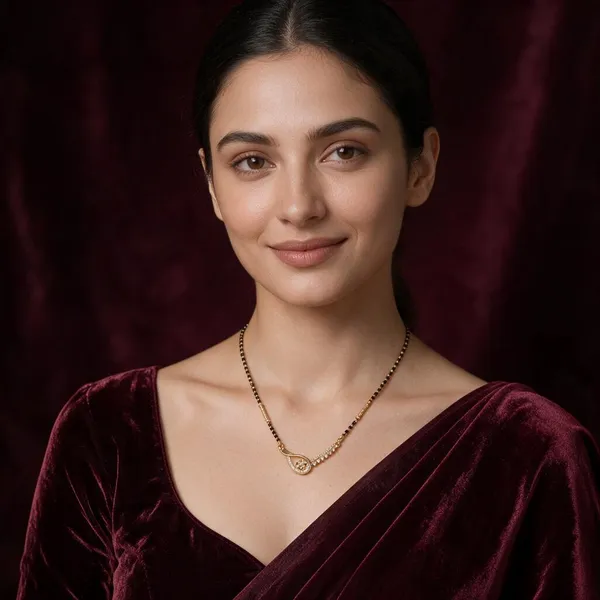 Chandani_Black_Gold_Tone_Beaded_Mangalsutra_Necklace_For_Women