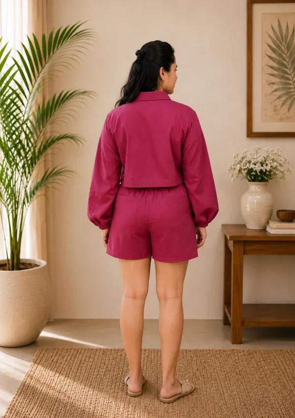 Khadi_Cotton_Shorts_Co-ord_Set