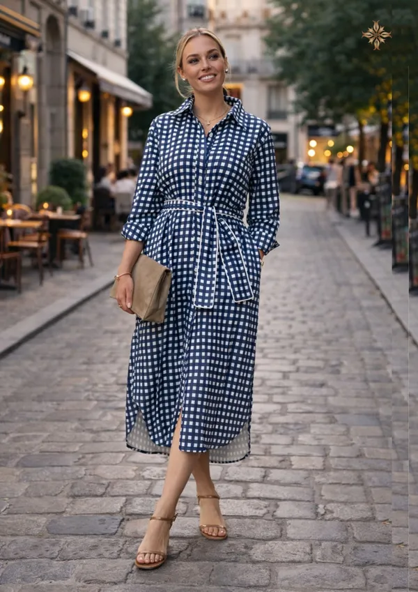 Zuri_Check_Shirt_Dress